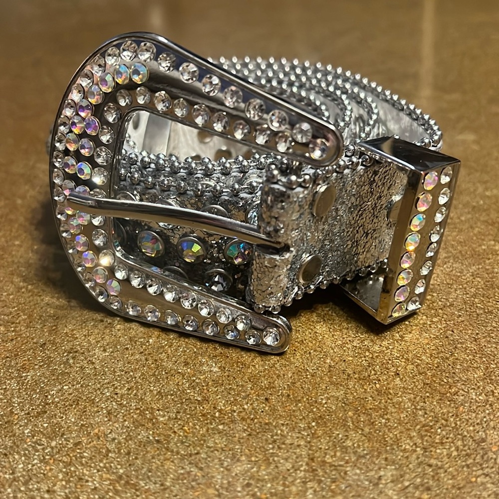 Rhinestone fashion belt